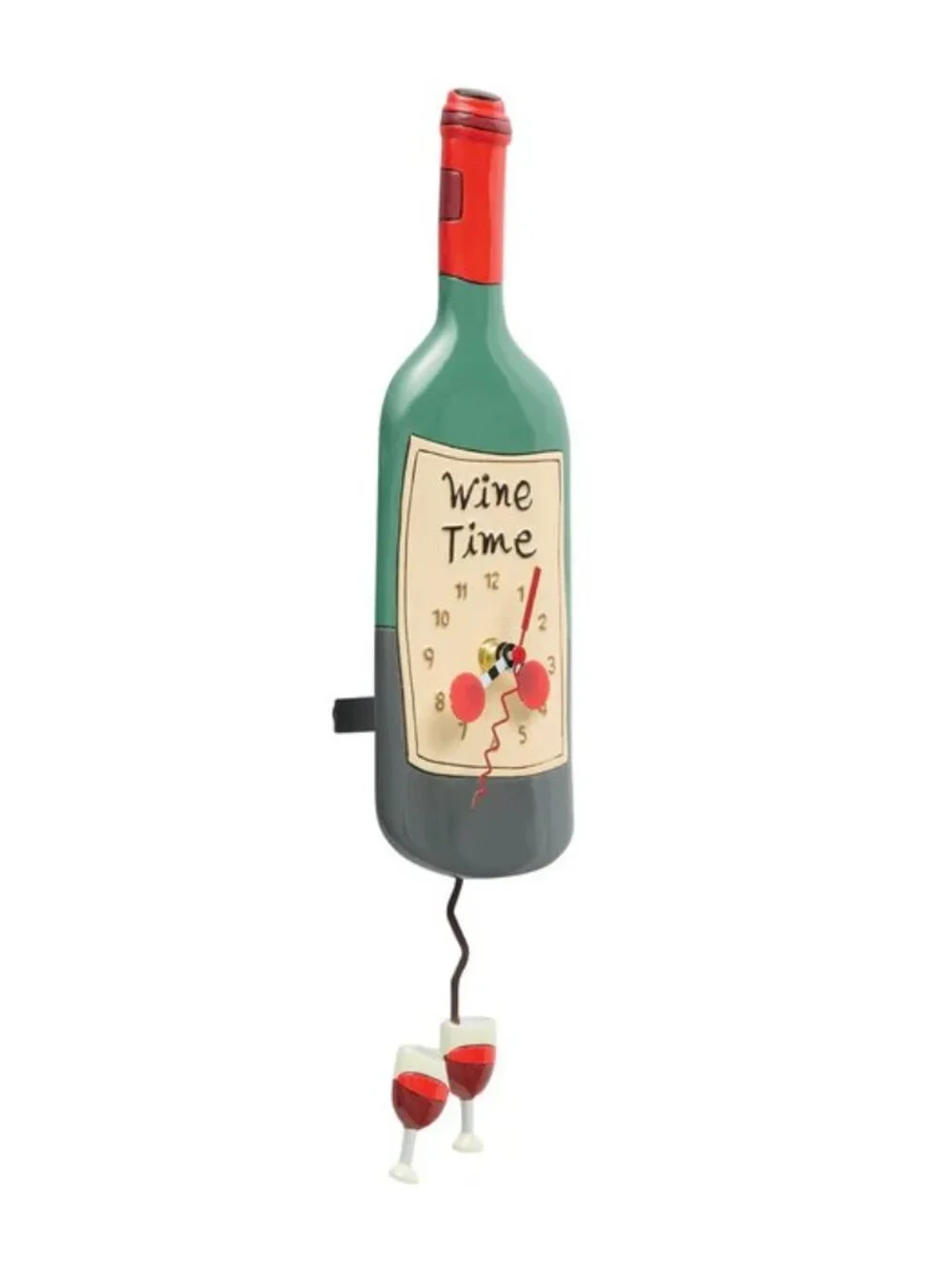 Allen Design Time For Wine Clock.
